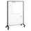 Quartet Motion  Room Divider, 4' x 6', DuraMax Porcelain Whiteboard Surface, 6640MB, Price/each
