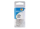 ACCO Push Pins, Clear, 75/Box, 71760