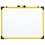 Quartet Industrial Magnetic Whiteboard, 24" x 18", Yellow Frame, 724120, Price/each