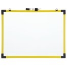 Quartet Industrial Magnetic Whiteboard, 9" x 12", Yellow Frame, 724124