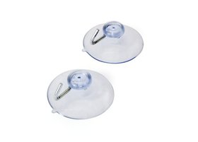 ACCO Suction Cups, with Hooks, 2/Pack, 72461B