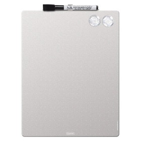 Quartet Home Organization Magnetic Dry-Erase Board, 8 1/2" x 11", Silver Surface, Frameless