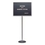 Quartet Adjustable Single Pedestal Letter Board,  24" x 18", Magnetic, Aluminum Frame, 7921M, Price/each
