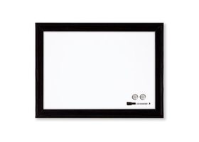 Quartet Magnetic Dry-Erase Board, 11" x 17 ", Black Frame, 79280