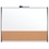 Quartet Magnetic Combination Board, 17" x 23", Dry-Erase & Cork, Black/Silver Frame, 79370, Price/each