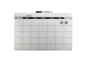 Quartet Magnetic Dry-Erase Calendar, 11" x 17", 1-Month Design, Frameless, 79524
