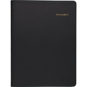 AT-A-GLANCE Four Person Undated Daily Appointment Book, 8 1/2" x 11", Black
