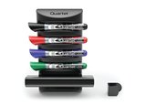 Quartet Prestige 2 Connects Marker Caddy, 4 EnduraGlide Dry-Erase Markers, 1 Eraser, 85377