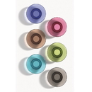Quartet Glass Board Magnets, Large, 6 Pack, Assorted Colors, 85392