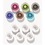 Quartet Glass Board Magnets, Large, 12 Pack, Assorted Colors, 85393, Price/PH