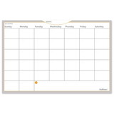AT-A-GLANCE Undated WallMates Self-Adhesive Dry-Erase Monthly Planning Surface, White, Extra Large, 36