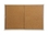Quartet Enclosed Cork Bulletin Board for Indoor Use, 6' x 4', Sliding Door, Aluminum Frame, D2405, Price/each