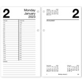 AT-A-GLANCE 2023 Daily Loose-Leaf Desk Calendar Refill, Large, 4 1/2