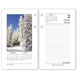 AT-A-GLANCE 2023 Daily Photographic Loose-Leaf Desk Calendar Refill, Standard, 3 1/2