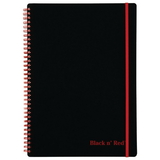 Black n' Red  Ruled Notebook (E67008)