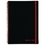 Black n' Red  Ruled Notebook (E67008)