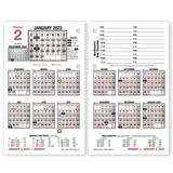 AT-A-GLANCE Burkhart's Day Counter 2023 Daily Loose-Leaf Desk Calendar Refill, Large, 4 1/2