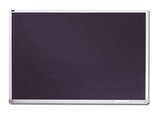 Quartet Black Chalkboard, 4' x 6', Aluminum Frame, ECA406B