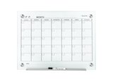 Quartet Infinity Glass Magnetic Calendar Board, 24
