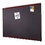 Quartet Prestige Plus Magnetic Fabric Bulletin Board, 3' x 2', Mahogany Frame, MB543M, Price/each