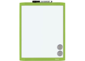 Quartet Magnetic Dry-Erase Board, 11" x 14", Green Frame, MHOW1114-GN