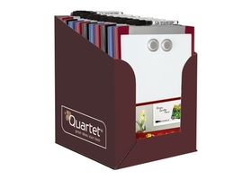 Quartet Magnetic Dry-Erase Board, 8 1/2" x 11", Assorted Frame Colors, Display Carton, MHOW8511D