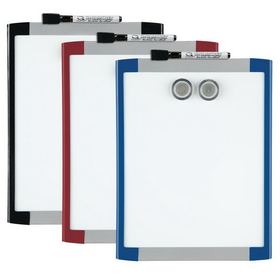 Quartet Magnetic Dry-Erase Board, 8 1/2" x 11", Assorted Frame Colors, MHOW8511