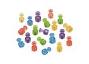 Quartet Magnetic Push Pins, High Power Magnets, Bright Colors, 20 Pack, MPPC