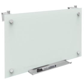 Quartet Infinity Magnetic Glass Dry-Erase Cubicle Boards, 30" X 18", PDEC1830