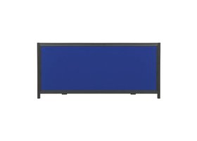 Quartet Show-It! Display System Header Panel, 24" x 10",  Double-sided, Blue/Gray, SB93501Q
