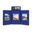 Quartet Show-It! 3-Panel Display System, 6' x 3', Double-sided, Blue/Gray, SB93513Q, Price/each