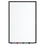 Quartet Standard Magnetic Whiteboard, 24" x 18", Black Aluminum Frame, SM531B, Price/each
