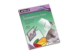 Apollo Write-On Transparency Film, 100 Sheets, VWO100C-BE-A