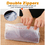Aspire Stand Up Reusable Ziplock Storage Bags Freezer Free for Food, 9.4'' X 8.66''X 2.76'', Clear