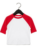 Bella+Canvas 3200T Toddler 3/4-Sleeve Baseball T-Shirt