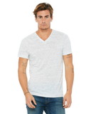 Custom Bella+Canvas 3655 Unisex Textured Jersey V-Neck T-Shirt