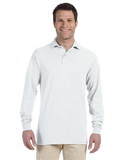 JERZEES 437ML Adult SpotShield™ Long-Sleeve Jersey Polo