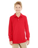 Jerzees 437YL Youth SpotShield™ Long-Sleeve Jersey Polo