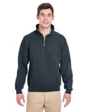 JERZEES 4528 Adult Super Sweats® NuBlend® Fleece Quarter-Zip Pullover
