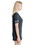JERZEES 602WVR Ladies' 4.5 oz. TRI-BLEND Varsity V-Neck T-Shirt