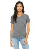 Custom Bella+Canvas 6415 Ladies' Relaxed Triblend V-Neck T-Shirt