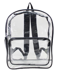 Liberty Bags 7013 Large 17" Heavy Duty Clear Backpack