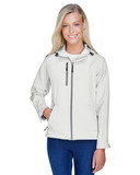 North End 78166 Ladies' Prospect Two-Layer Fleece Bonded Soft Shell Hooded Jacket