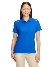 Core 365 78181R Ladies' Radiant Performance Piqu&#233; Polo with Reflective Piping