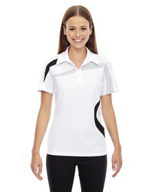 Custom North End 78645 Ladies' Impact Performance Polyester Piqu&#233; Colorblock Polo