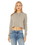 Custom Bella+Canvas 8512 Ladies' Cropped Long Sleeve Hoodie T-Shirt