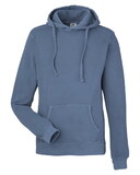 J. America 8730JA Unisex Pigment Dyed Fleece Hooded Sweatshirt