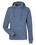 J. America 8730JA Unisex Pigment Dyed Fleece Hooded Sweatshirt