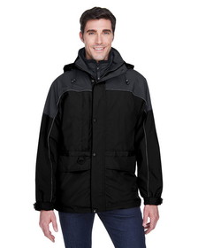 North End 88006 Adult 3-in-1 Two-Tone Parka