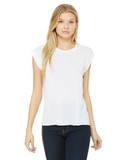 Bella+Canvas 8804 Ladies' Flowy Muscle T-Shirt with Rolled Cuff
